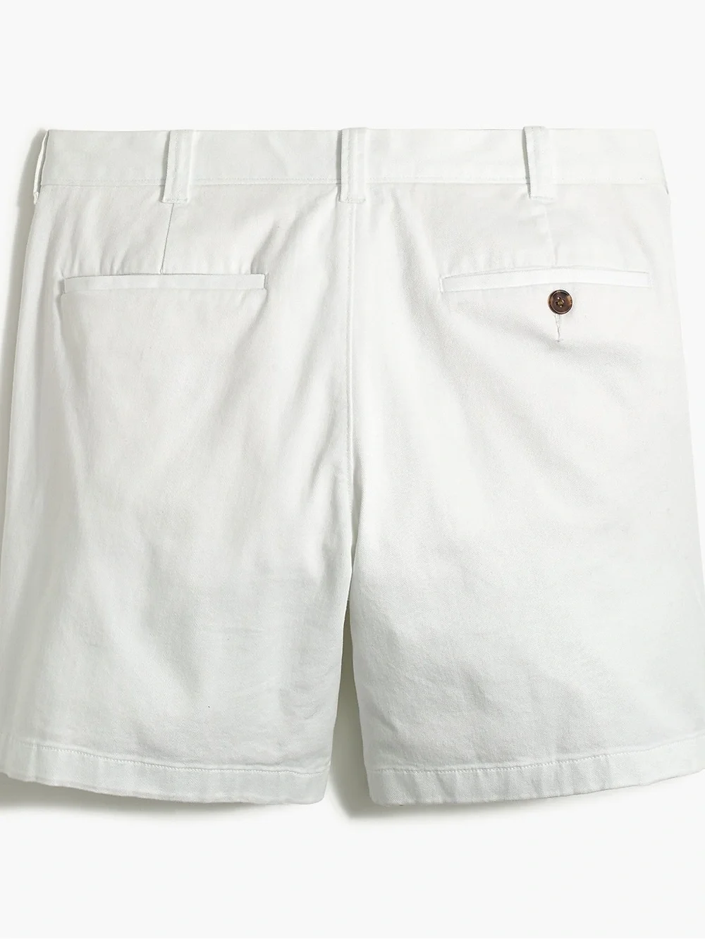 J. Crew Men’s White Flat-Front Cotton Chino Shorts size 30